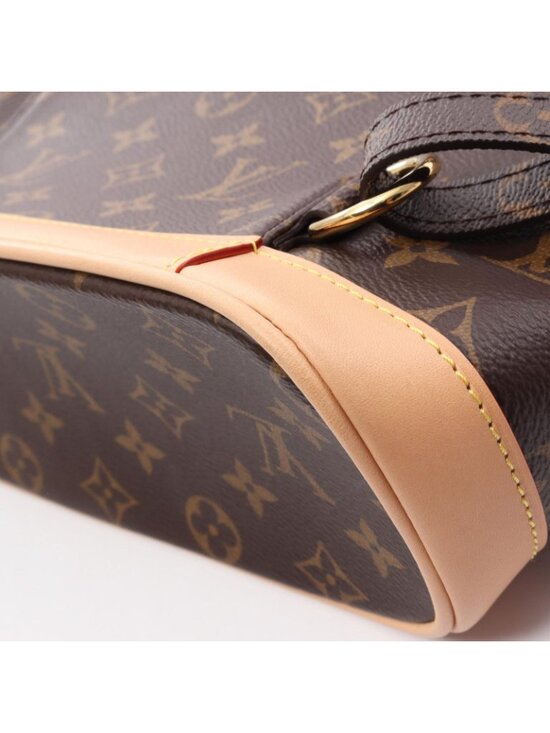 Louis Vuitton Backpack Montsouris PM Monogram Canvas Leather